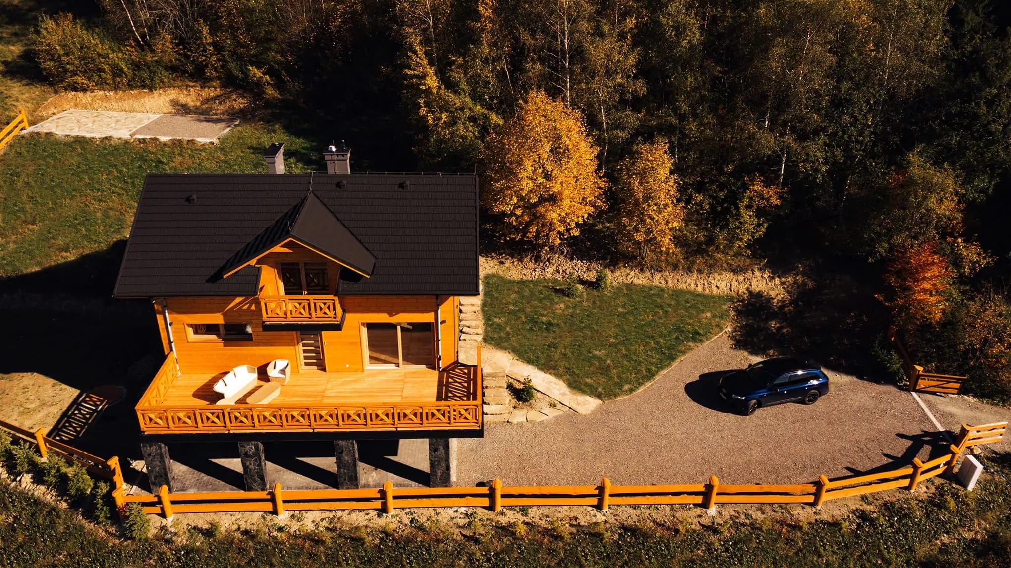 Willa Moczarki - widok z zewnątrz